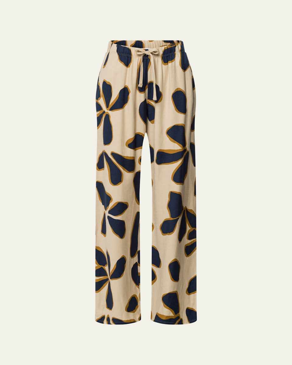 Urban Casuals Floral-Print Lounge Pants